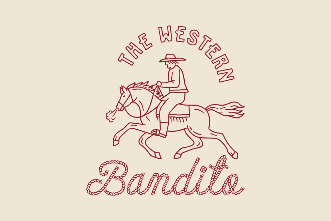 Desert Rope Font Duo