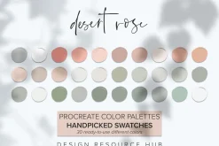 Desert Rose Procreate Palette