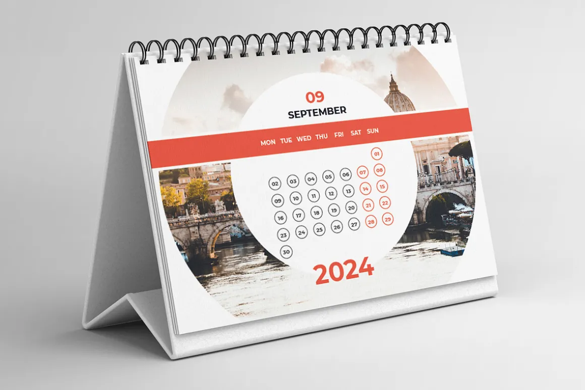 Desk Calendar 2024