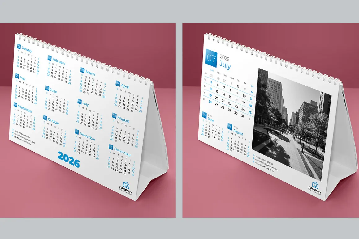 Desk Calendar 2026 (DC009-26-S)
