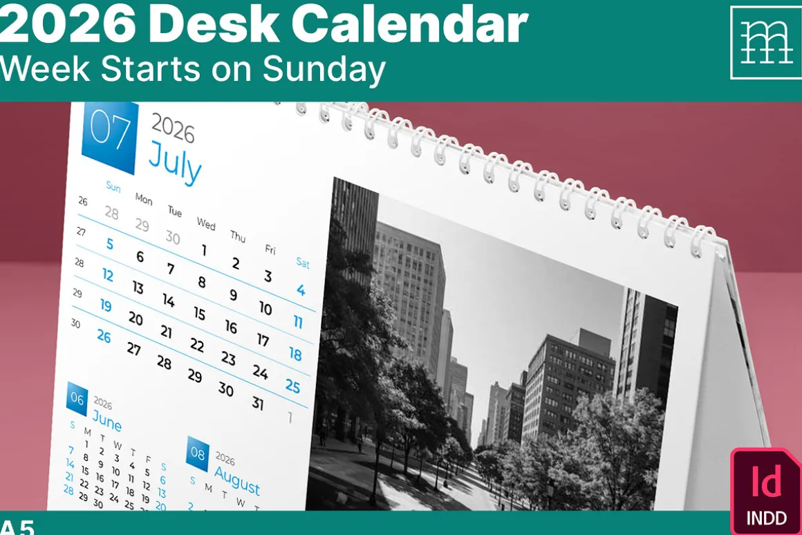 Desk Calendar 2026 (DC009-26-S)