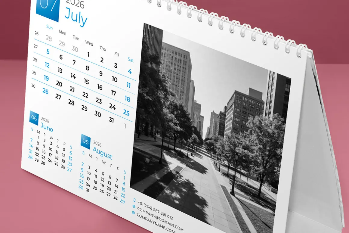 Desk Calendar 2026 (DC009-26-S)