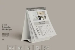 Desk Calendar Mockups