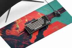 Desk mat mockup 6 PSD fully editable