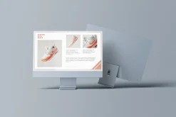 Desktop Screen Mockup Full Color