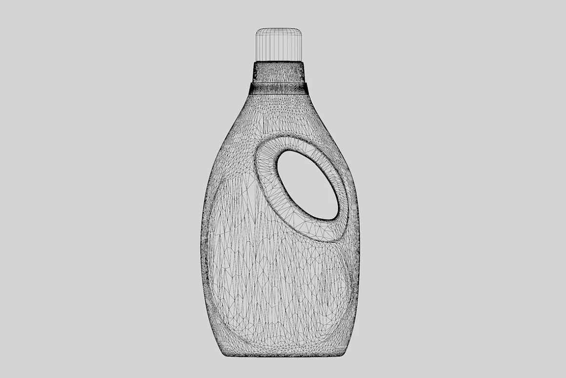 Detergent bottle 3d model