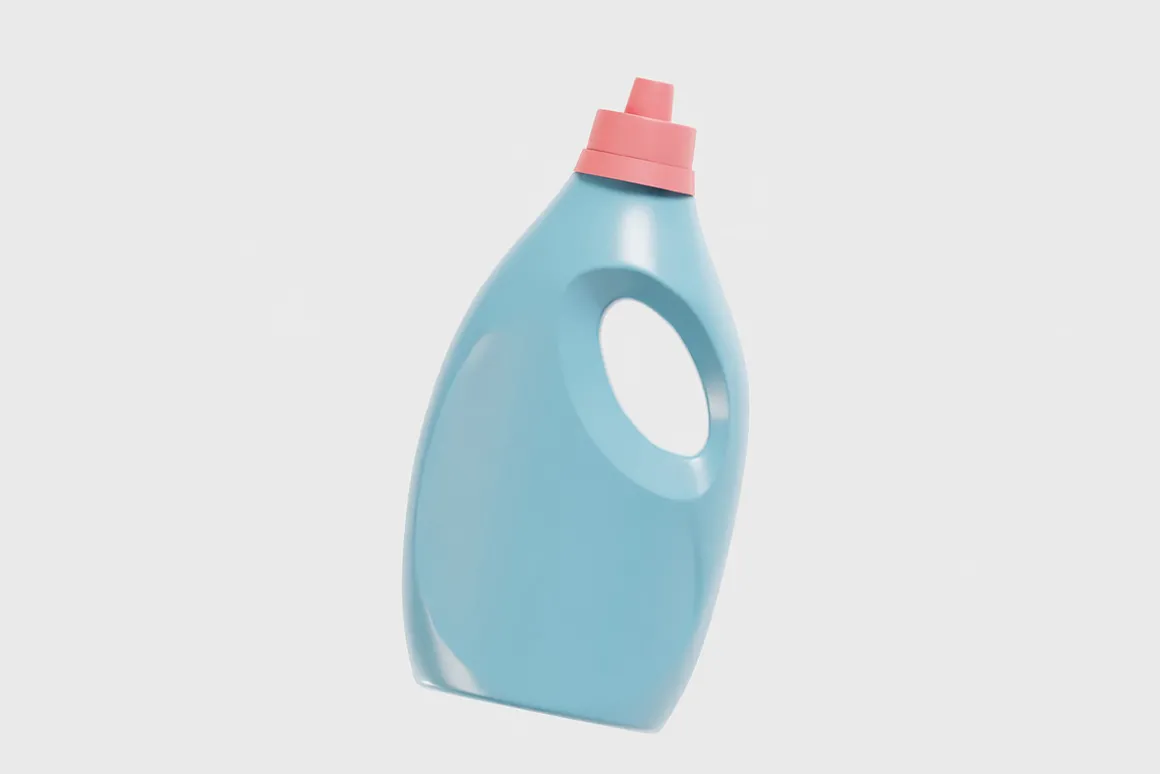 Detergent bottle 3d model