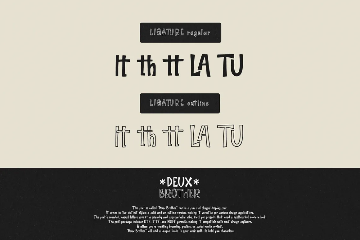 Deux Brother | Fun Display 2 Style