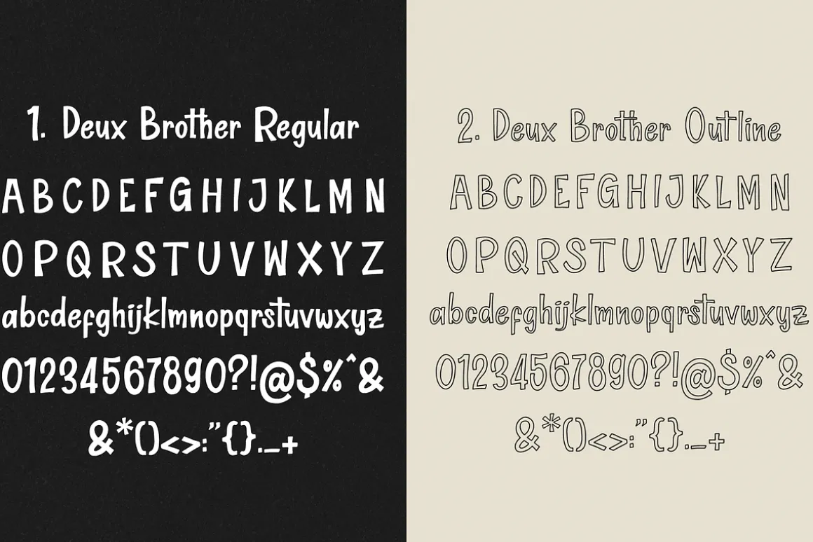 Deux Brother | Fun Display 2 Style