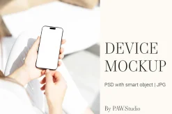 Device Mockup Phone In Hand
