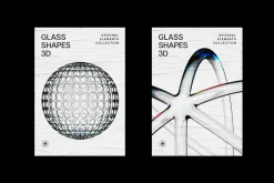 3D Glass Abstract Shapes