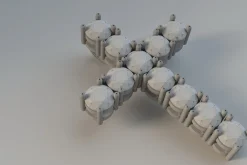 Diamond cross with hidden loop