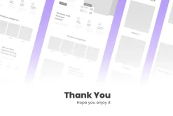 Digital Printing Wireframe Website