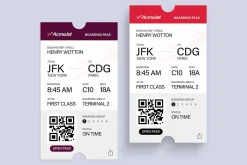Digital Boarding Pass Template