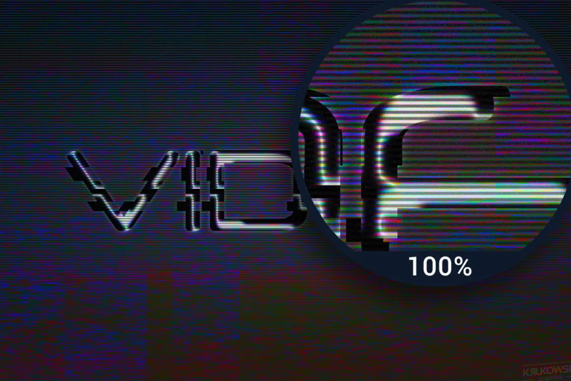 Digital Distortion Text Effects