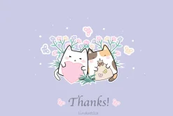 Digital Paper Pack HELLO SPRING Cats