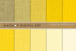 Digital Paper Set Linen Freesia