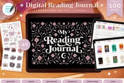 Digital Reading Journal – Purple