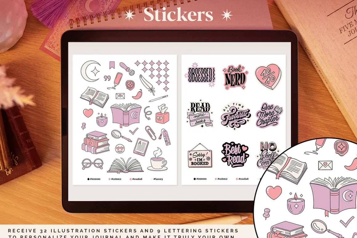 Digital Reading Journal – Purple