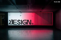 Digital Screen Advertising Mockup