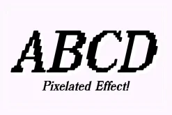 Digital Sunshine Pixelated Y2K Font