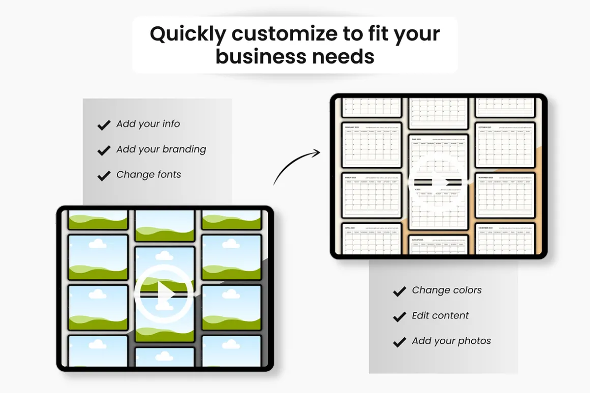 Digital Tablet Listing Video Canva