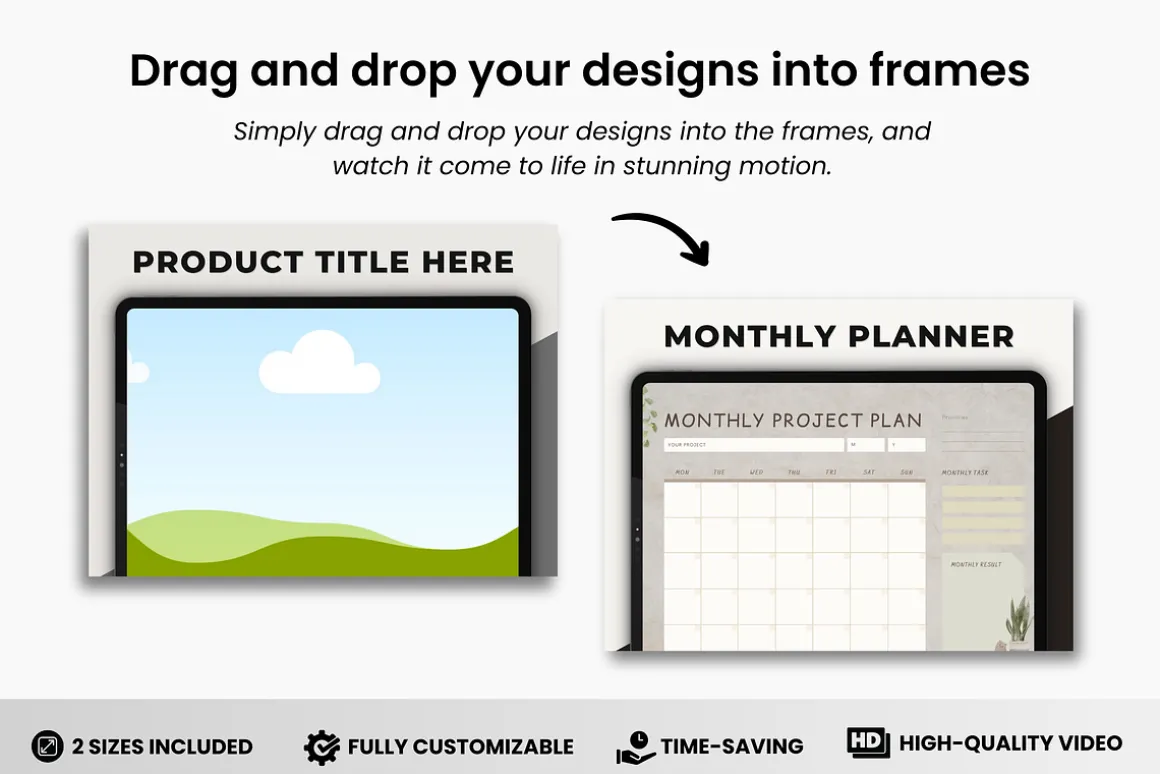 Digital Tablet Listing Video Canva