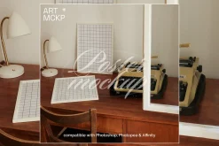Din A Art frames interior mockup