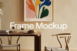 Dining Room Frame Mockup