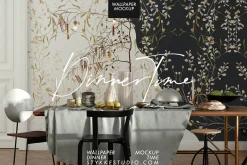 DINNER TIME | Wallpaper Mockup