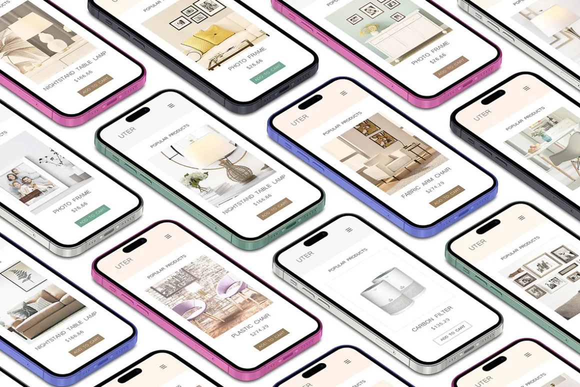 3D iPhone 16 Mock-Up 01