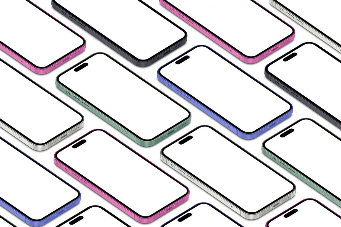 3D iPhone 16 Mock-Up 01