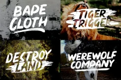 Dirty Brush Font