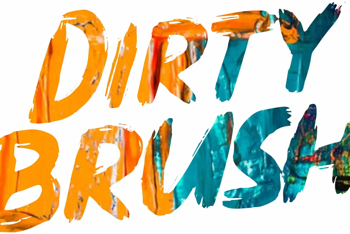 Dirty Brush Font