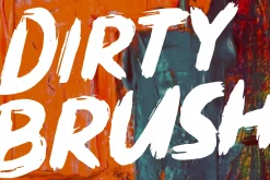 Dirty Brush Font