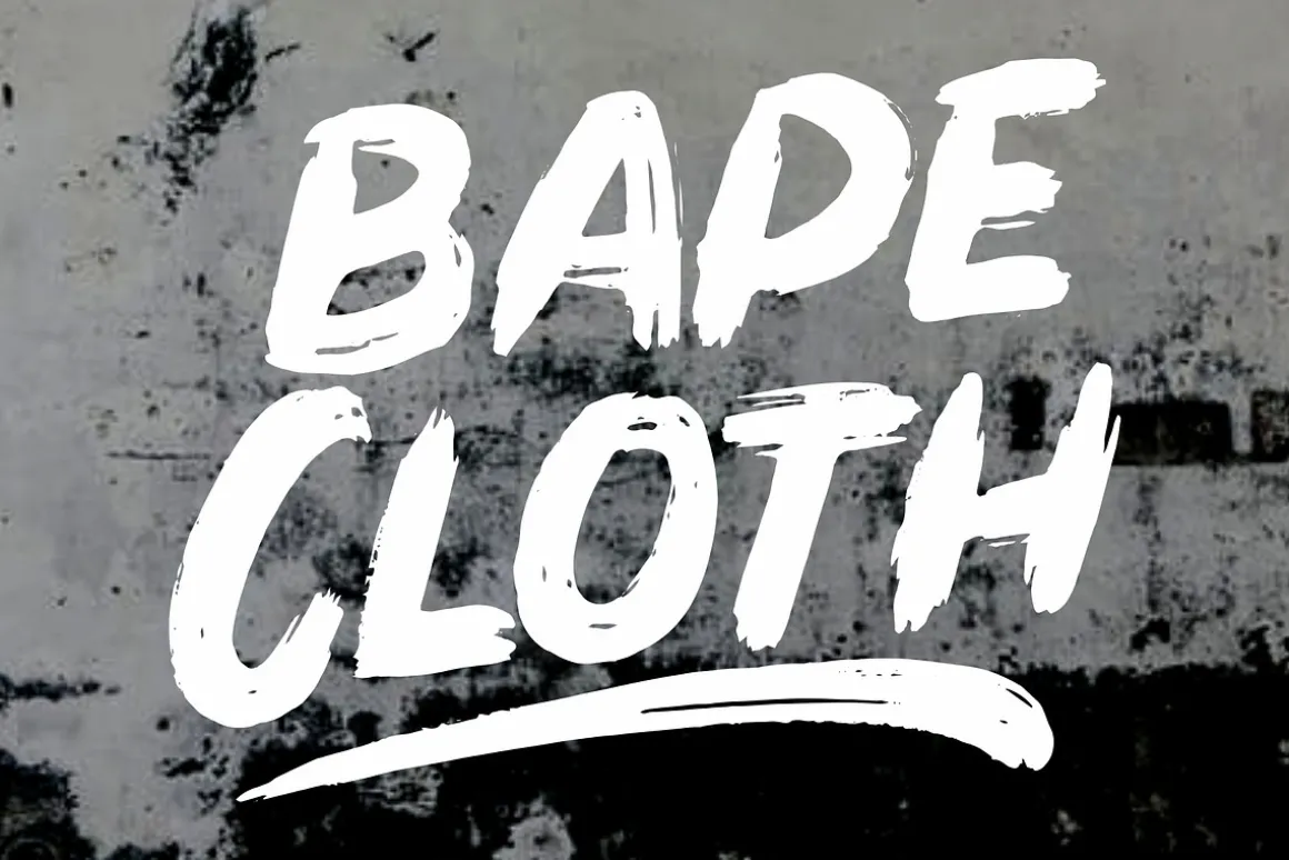 Dirty Brush Font