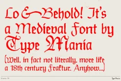 Disarm TM – Distressed Fraktur