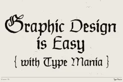 Disarm TM – Distressed Fraktur
