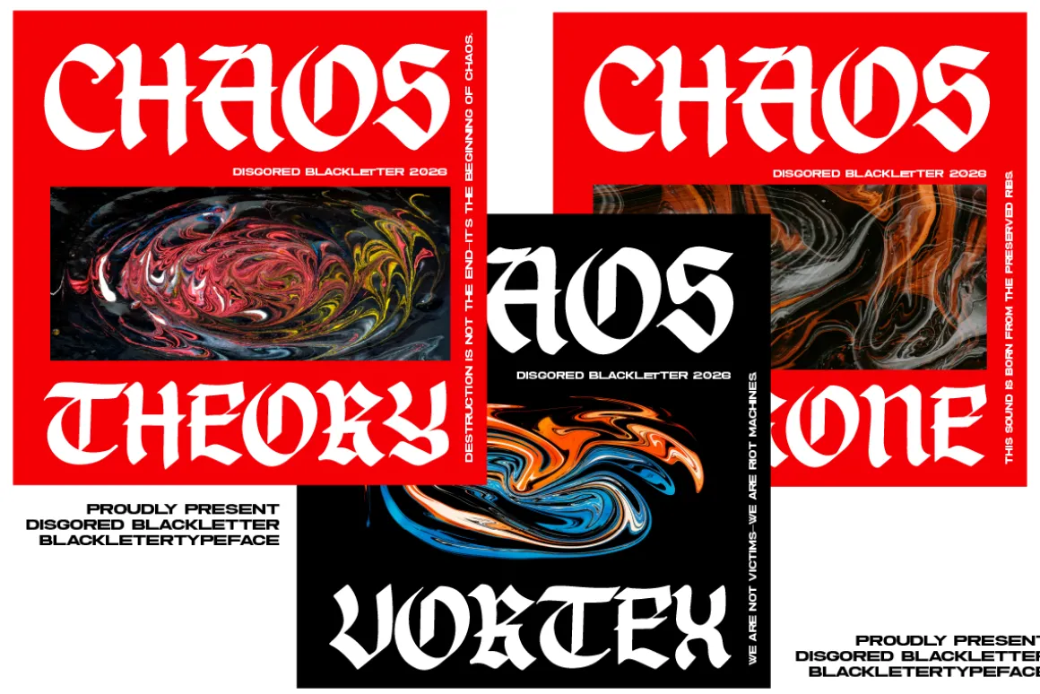 Disgored Blackleter Display Font