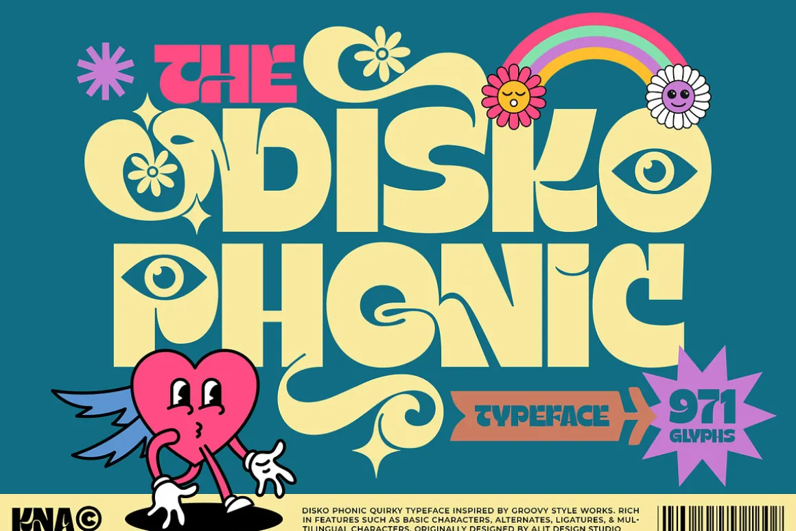 Disko Phonic Typeface