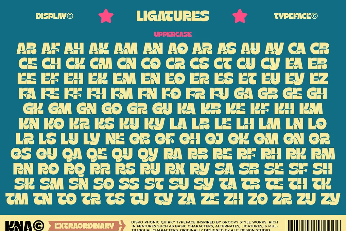 Disko Phonic Typeface