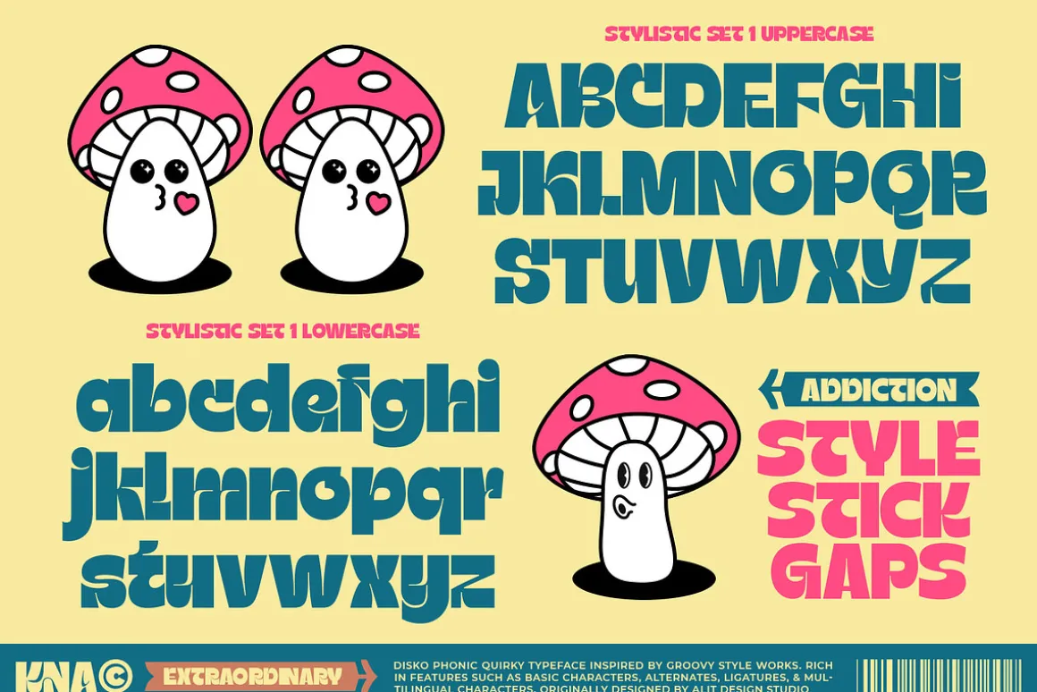 Disko Phonic Typeface