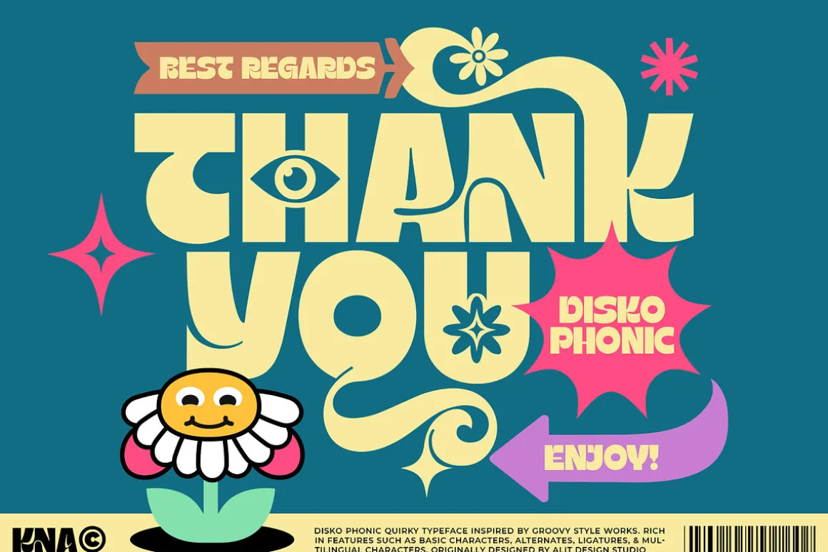 Disko Phonic Typeface