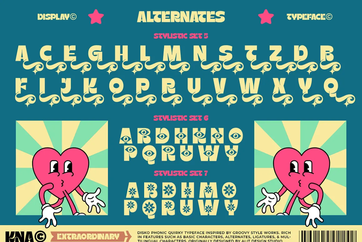 Disko Phonic Typeface