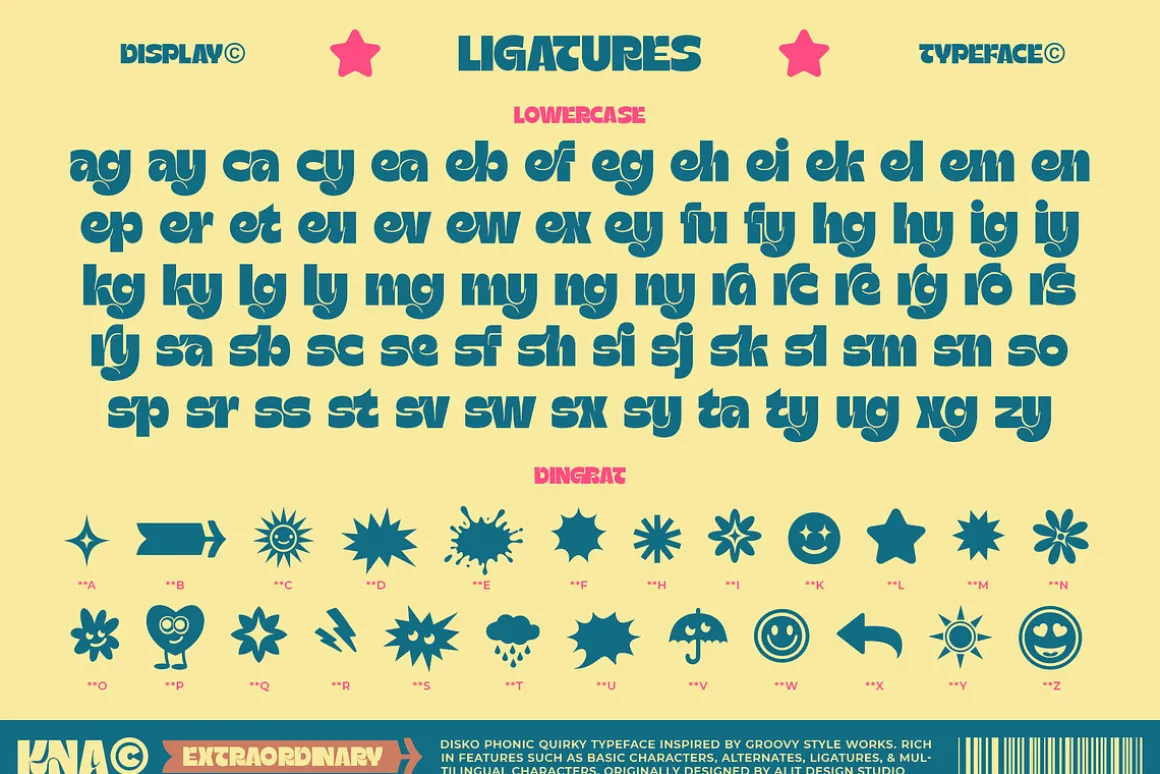 Disko Phonic Typeface