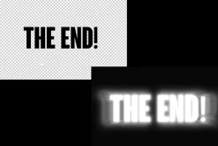 Disorted grain text effect