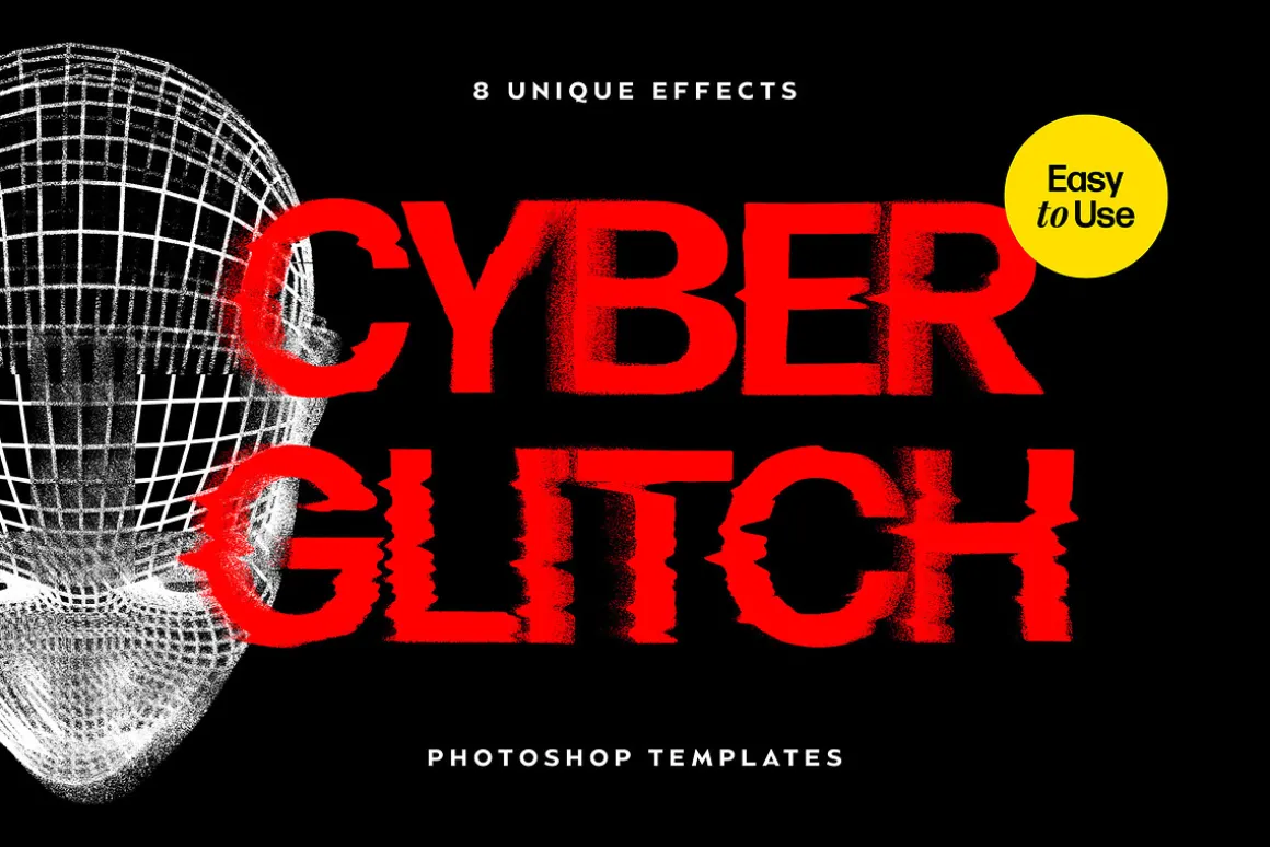 Displaced Distortion Text Effects