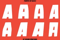 Display font Pumped up kicks