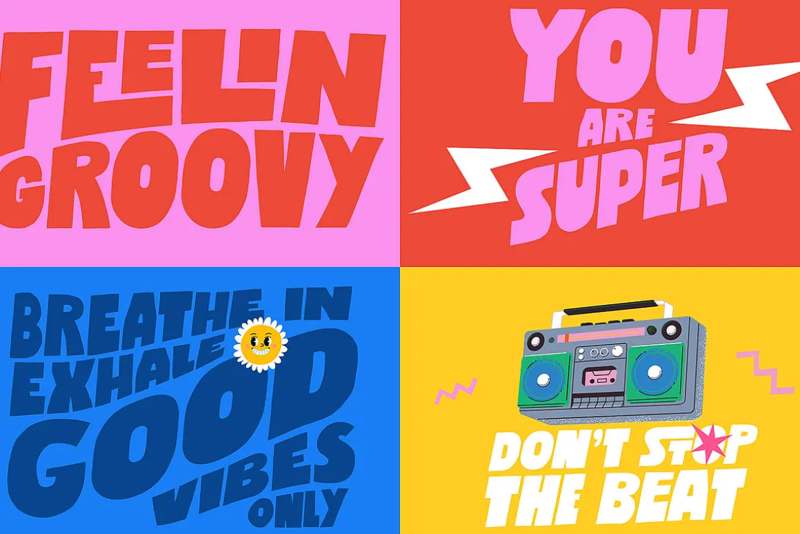 Display font Pumped up kicks