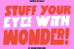 Display font Pumped up kicks